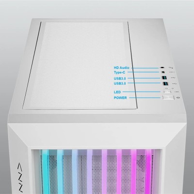 Корпус ATX W/O PSU GUARDIAN GLASS CSAZ-520WG AZZA