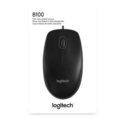 Mишка Logitech B100 (910-003357) Black USB