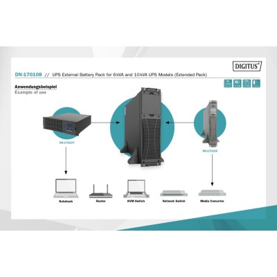 Акумуляторний блок ДБЖ UPS ACC BATTERY PACK DN-170108 DIGITUS by ASSMANN