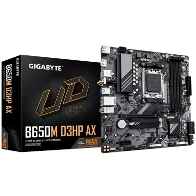 Материнська плата AMD B650 SAM5 MATX B650M D3HP AX GIGABYTE