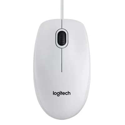 Миша Logitech B100 White (910-003360)