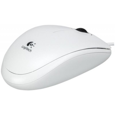 Миша Logitech B100 White (910-003360)