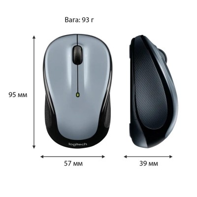 Миша бездротова Logitech M325s Light Silver (910-006813)