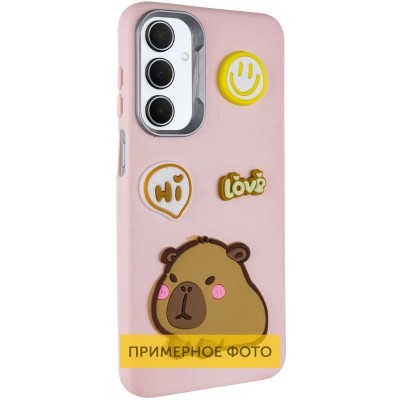 Чохол TPU Leather Toys для Xiaomi Poco X5 Pro 5G / Note 12 Pro 5G Capybara / Pink