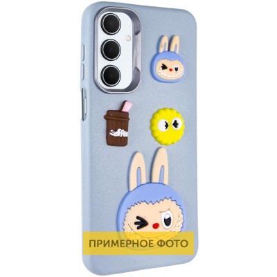 Чохол TPU Leather Toys для Xiaomi Poco X5 Pro 5G / Note 12 Pro 5G Labubu / Blue