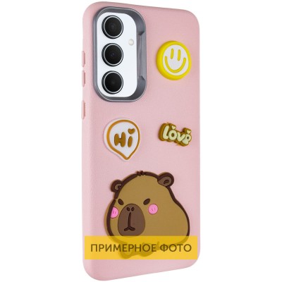 Чохол TPU Leather Toys для Xiaomi Redmi 14C / Redmi A4 / Poco C75 Capybara / Pink