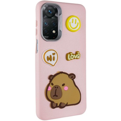 Чохол TPU Leather Toys для Xiaomi Redmi Note 11 Pro 4G/5G / 12 Pro 4G Capybara / Pink