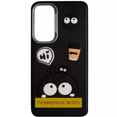 Чохол TPU Leather Toys для Xiaomi Redmi Note 13 4G Monster / Black