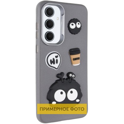 Чохол TPU Leather Toys для Xiaomi Redmi Note 13 Pro 4G / Poco M6 Pro 4G Monster / Grey