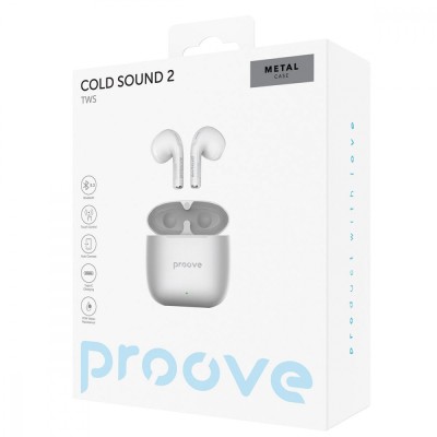 Бездротові навушники Proove Cold Sound 2 TWS (TWCS20010003) Gray/Black