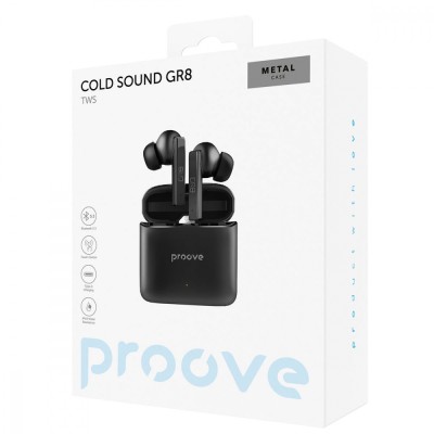 Навушники Proove Cold Sound GR8 TWS (TWCSGR010001) Black