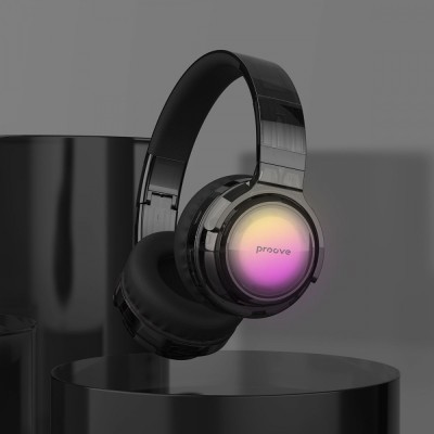 Бездротові навушники Proove Crystal Galaxy (HPCG00010001) Transparent Black Бездротові навушники Proove Crystal Galaxy (HPCG00010001) Transparent Black