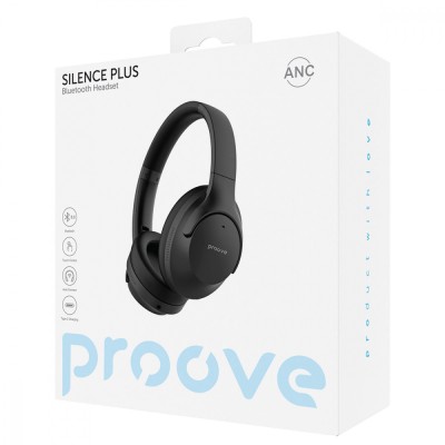 Бездротові навушники Proove Silence Plus with ANC (HPSLP0010001) Black