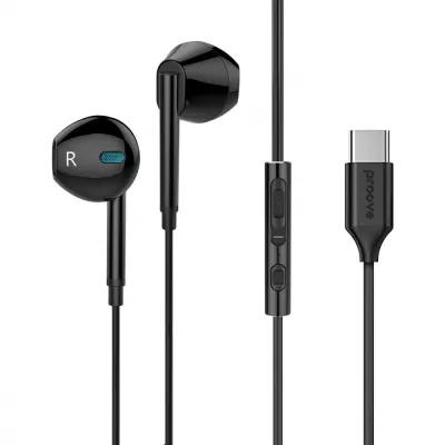Провідні навушники Proove Scape C3 (Type-C) (WESC00002001) Black