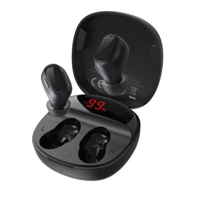 Бездротові Навушники Bluetooth Baseus WM01 Plus TWS (NGWM010001) Black