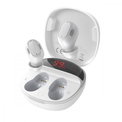 Бездротові Навушники Bluetooth Baseus WM01 Plus TWS (NGWM010002) White