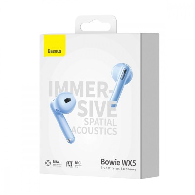 Бездротові Наушники Baseus Bowie WX5 TWS Blue