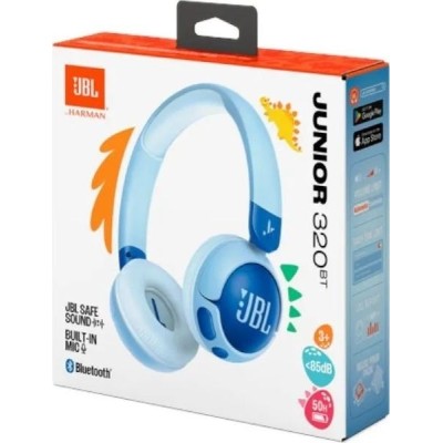 Навушники JBL Junior 320BT (JBLJR320BTBLU) Blue