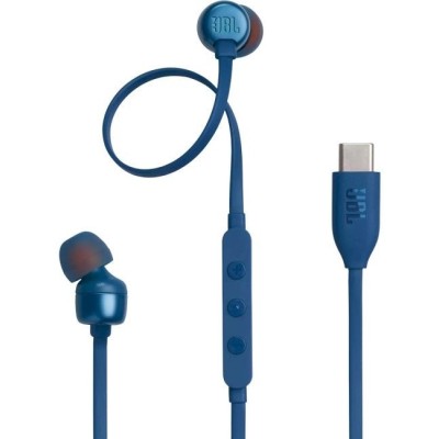Навушники JBL T310C USB-C (JBLT310CBLU) Blue