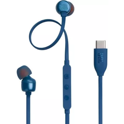 Навушники JBL T310C USB-C (JBLT310CBLU) Blue