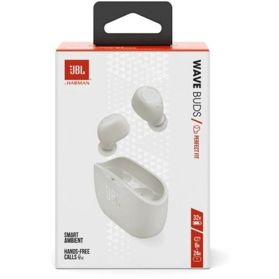 Навушники JBL Wave Buds (JBLWBUDSWHT) White