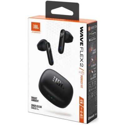 Навушники JBL Wave Flex 2 (JBLWFLEX2BLK) Black
