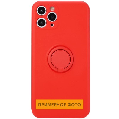 Чехол TPU Candy Ring Full Camera для Samsung Galaxy A72 4G / A72 5G Красный / Red