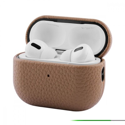 Чохол Leather Case AirPods Pro umber