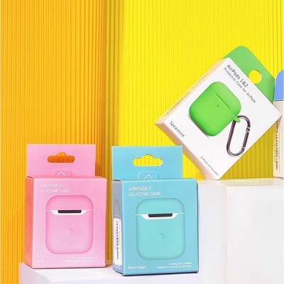 Чохол Silicone Case New for AirPods 1/2 dark gray