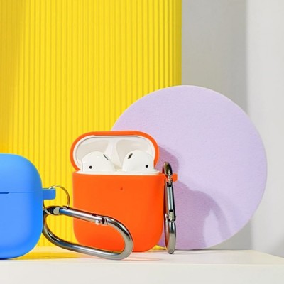Чохол Silicone Case New for AirPods 1/2 dark gray