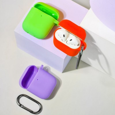 Чохол Silicone Case New for AirPods 1/2 dark gray