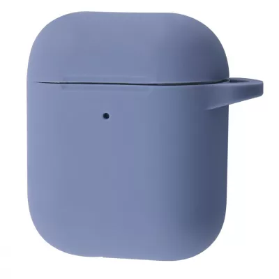 Чохол Silicone Case New for AirPods 1/2 lavender gray