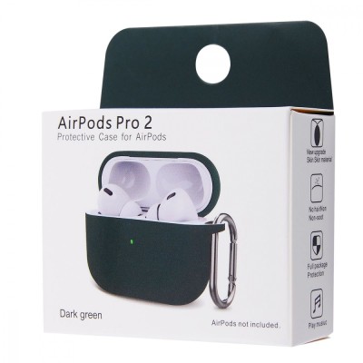 Чохол Silicone Case New for AirPods Pro 2 lilac cream