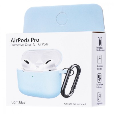 Чохол Silicone Case New for AirPods Pro lavender gray