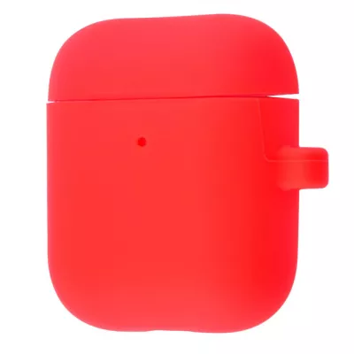 Чохол Silicone Case Slim with Carbine for AirPods 2 red