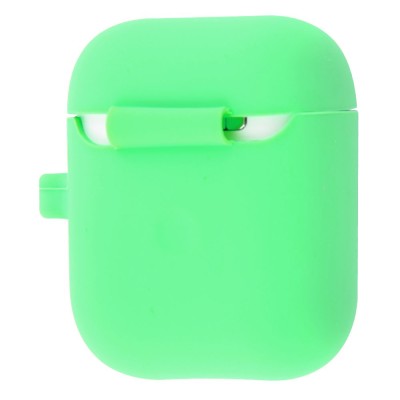 Чохол Silicone Case Slim with Carbine for AirPods 2 red