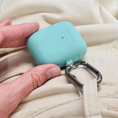 Чохол Silicone Case Slim with Carbine for AirPods 2 red
