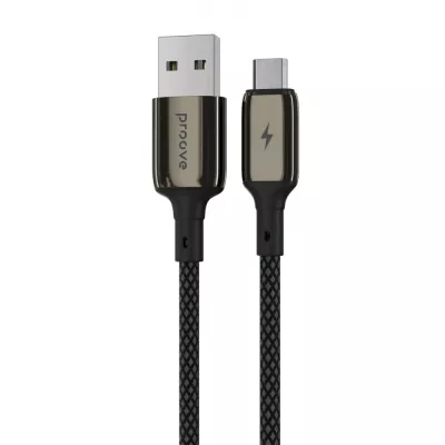 Кабель Proove Dense Metal Micro USB 2.4A (1m) (CCDM20001301) Black
