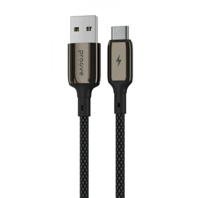 Кабель Proove Dense Metal Type-C 2.4A (1m) (CCDM20001201) Black