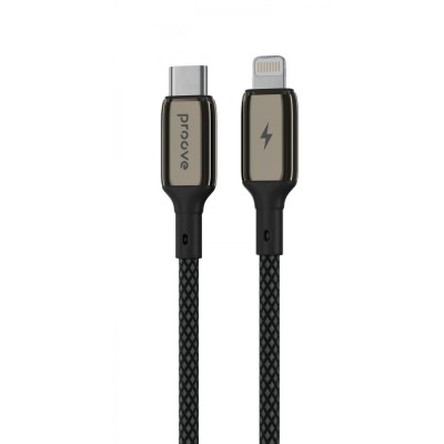 Кабель Proove Dense Metal Type-C To Lightning 27W (1m) (CCDM27002101) Black