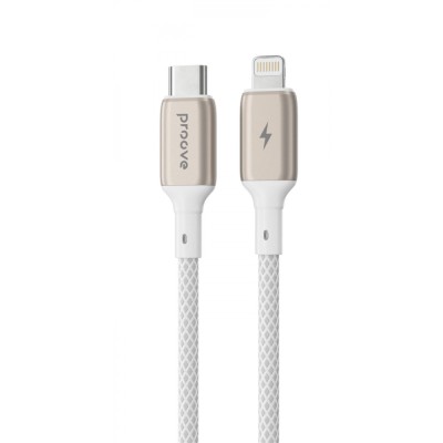 Кабель Proove Dense Metal Type-C To Lightning 27W (1m) (CCDM27002102) White