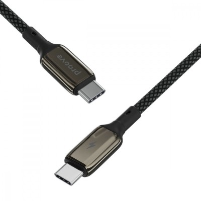 Кабель Proove Dense Metal Type-C to Type-C 60w (1m) (CCDM60002201) Black