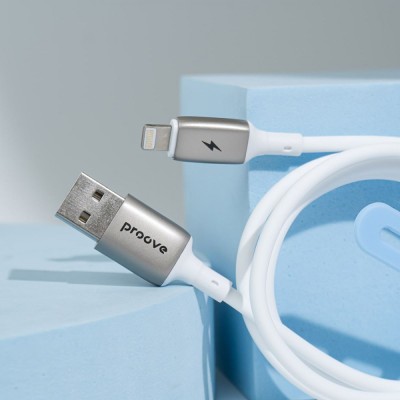Кабель Proove Flex Metal Type-C to Lightning 27W (1m) (CCFM27002102) White
