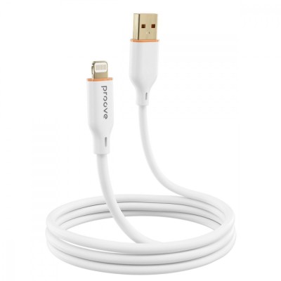 Кабель Proove Jelly Silicone Lightning 2.4A (1m) (CCJS20001102) White