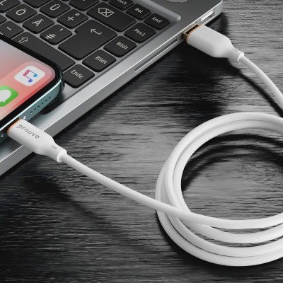 Кабель Proove Jelly Silicone Lightning 2.4A (1m) (CCJS20001102) White