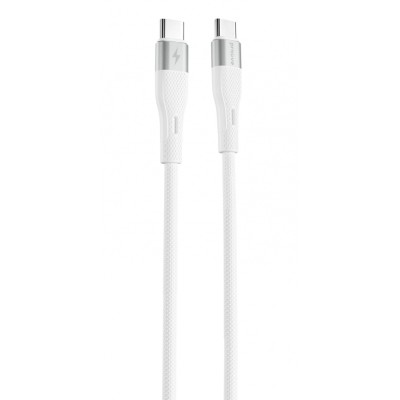 Кабель Proove Light Silicone Type-C To Type-C 60W 1m (CCLC60001102) White
