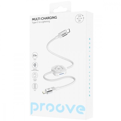 Кабель Proove Multi Charging Type-C to Lightning 27W (CCMT27004101) white