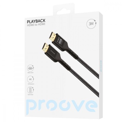 Кабель Proove PlayBack HDMI To HDMI 3м (DCP320003601) Black