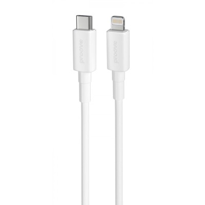 Кабель Proove Small Silicone Type-C to Lightning 20W (1m) (CCSM20002102) White