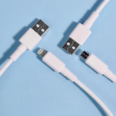 Кабель Proove Small Silicone Type-C to Lightning 20W (1m) (CCSM20002102) White